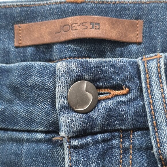 Joes Jeans Womens 28 Blue The Charlie High Rise Skinny Ankle Side Denim Braids - Picture 3 of 16